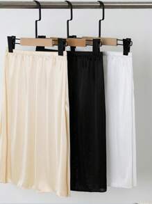 1 pièce Jupon en dentelle, jupon opaque, jupon mi-glissière sous robe, opaque, antistatique, jupe superposée