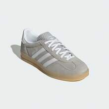 Adidas Originals Gazelle Indoor W 时尚休闲低帮运动鞋 JQ7008（男女通用） - 灰色 - 查看 5