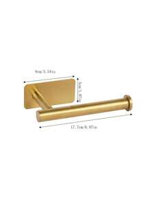 1 pièce Porte-papier toilette en or, support de rangement pour papier toilette, porte-serviette en acier inoxydable
