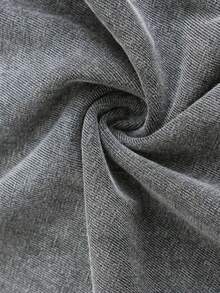 Funny Graphic Tee Short Sleeve T-Shirt Vintage Wash Tee Black Teeth Graphic Print Casual Daily Wear Y2K Street Wear Unique Quirky Pattern Short-Sleeve T-Shirt - 灰色 - 查看 5