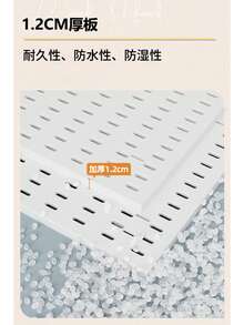 KUKUAN ペグボード デスクパネル 卓上有孔ボード クランプ式 小物収納棚 有孔ボード 小物雑品収納ラック 飾り物整理棚 書類整理 大容量 - マルチカラー - チェックする 7