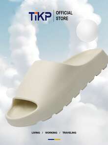 TIKP Herren leichte Slip-On EVA Pantoffeln, lässige rutschfeste Slides, offene Zehenpartie für Innen/Außen Strand Dusche, geeignet für alle Jahreszeiten - Verschiedenfarbig - Übersicht 1