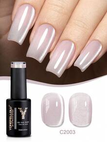 YOKEFELLOW 6瓶10毫升猫眼磁性凝胶指甲油，樱花粉番石榴绿银色闪粉，UV LED可卸持久美甲，适合沙龙和家庭DIY - 彩色 - 查看 14