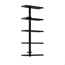 Adega de Parede Minimalista Estilo Premium para 5 Garrafas - Preto - Visão 12