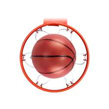 1 Stück Mini Basketball Korb + 1 Größe 2 PVC Ball + 1 Luftpumpe, geeignet für Innenbereich Lässig und Stressabbau, mit Wandmontage Design und Mini tragbarer Basketball Korb, Rückwand, geeignet als Büro Stressabbau Spielzeug Geschenk für Jugendliche und Erwachsene, Halloween/Weihnachtsgeschenk