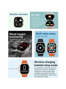 2025 New PRO 10 Ultra Smart Watch 2.19 HD Screen Health Monitoring NFC Function - Black - View 7