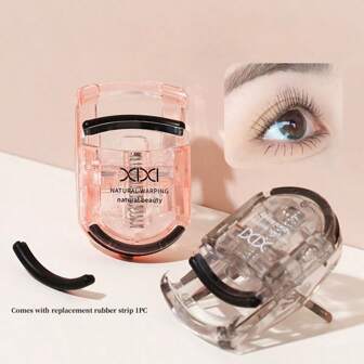 1pc Mini Portable Curling Eyelash Curler, Natural Sunflower Magnifying Eye Beauty Tool L, Suitable For Girls And Students, Makeup Artist To Use Beauty Eyelash Curler