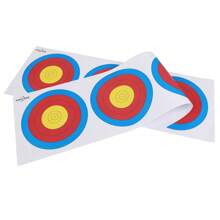20 piezas Objetivos de Competición Internacional de Tiro con Arco, Objetivo de Competición de Compuesto a 18m, Objetivos de 23*67cm
