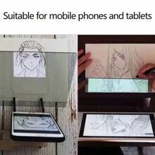1pc Optical Tracing Board Drawing Tool, Fits Smartphone & Tablet, Projection Sketching Light Box Supplies