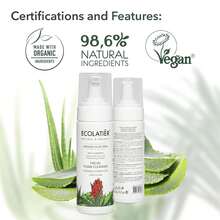 Facial Foam Cleanser  Intense Hydration Organic Aloe Vera - Nhiều màu - Xem 7