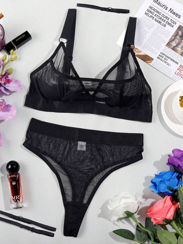 Sexy lingerie Europa en de Verenigde Staten Sexy borduurondergoed Set van twee sets