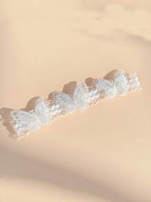 Women Bandana 3pcs1PCBlue Lace Butterfly Women's Headband, Elegant Lace Butterfly Headband, Wedding Party Headwear, Valentine's Day Hair Accessory Fashion Hair Accessories Classic Hair Bands