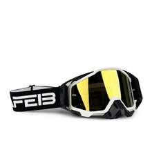NAFEIB Motocross Glasses Motorcycle  Man Windproof Protection Skiing Cycling Racing Off-Road Goggles Tear-Off Film - BWB-ĐỎ - Xem 9