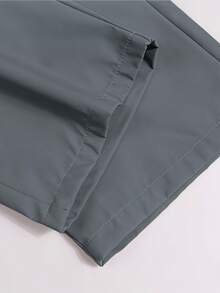 New Spring And Autumn Men's Loose Plus Size Casual Trousers, Fashionable And Casual Plus Size Sports Pants With Multiple Functions, Suitable For Outdoor Daily Wear For Shopping And, The Largest Size Can Wear Up To 300 Pounds. - Dark Grey - View 6