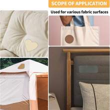 6PCS Self-Adhesive Fabric Repair Patch Kit – Waterproof Tear-Resistant DIY Repair Tape For Sofa, Couch, Furniture, Car Seats, Clothing, Jackets, Bags, Tents, Curtains, Wall, Upholstery & Outdoor Gear – Linen, Canvas, Microfiber, Nylon, Leather Compatible