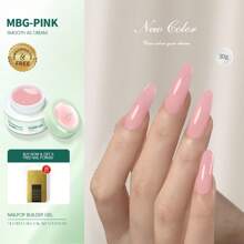 30g Builder Gel Milky Smooth UV Nail Gel For Extension Long Lasting Hard Gel Nail Strengthen Nail Art Design For DIY