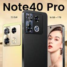 Le smartphone phare Note40 Pro est enfin disponible ! Son écran de 7,3 pouces affiche des images nettes et magnifiques. Sa batterie haute capacité de 8 000 mAh assure une longue durée de vie. La mémoire de 16 Go + 1 To permet un stockage important. L'appareil photo haute résolution de 72 MP + 108 MP capture chaque détail avec clarté et netteté. Son design élégant et ses différentes options de couleurs répondent à tous vos besoins. Du quotidien à la photographie professionnelle, il s'adapte à toutes les situations et ouvre de nouveaux horizons en matière d'expériences mobiles.
