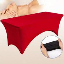 1 pièce Drap-housse de table de massage de salon de 6 pieds, extensible, pour extension de cils, pour table de massage de lit de beauté de salon