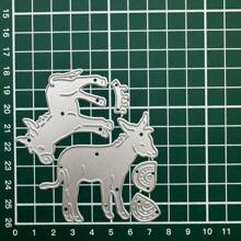 2025 Neuankömmling Tier Party Serie Metall Schneidematrizen für DIY Scrapbooking Kartengestaltung Schablonen Prägung Handwerks Dekoration