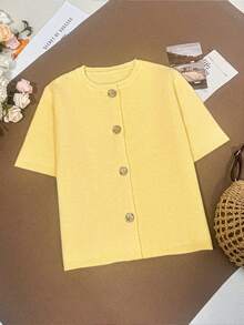 Plus Size 2025 Autumn And Summer Women's Fashion French Soft And High-End Loose Knitted Cardigan Ladies Short Slouchy Style Sweater Top