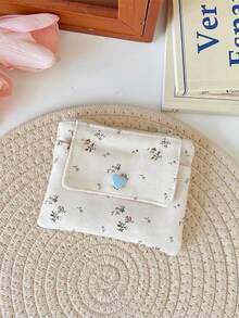 1 Buah Tas Kartu Motif Bunga Dua Lapis Serbaguna dengan Dompet Koin Kapasitas Besar, Tas Barang Serbaguna, Tas Penyimpanan Kartu Identitas, Kartu Bank, Tas Penyimpanan Headphone, Penting untuk Belanja dan Bepergian, Lucu, Ringkas dan Portabel, Hadiah Ulang Tahun - MultiWarna - View 18