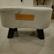 1个脚凳/家用沙发脚凳/简约换鞋凳/软垫小凳 - 彩色 - 查看 6