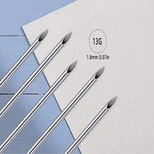 316 不锈钢无菌一次性穿刺针，12G/13G/14G/16G/18G/20G，适用于耳、鼻、肚脐、唇部穿刺、纹身