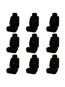 1pc Regular Flat Crescent Butterfly Hot Stamping General Motors Seat Cover