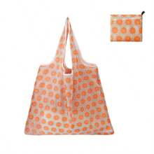 1 Stück (mit Münztasche) modische bedruckte Tragetasche mit großem Fassungsvermögen, tragbare faltbare Einkaufstasche, Schultertasche, wiederverwendbare Tasche