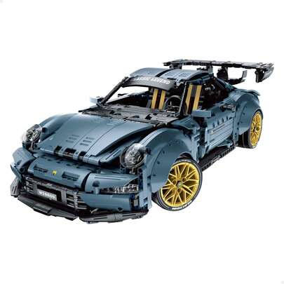 IM.Master Conjunto de construção de carro esportivo, 1882 peças, escala 1:10, modelo de montagem detalhado com rodas douradas, design aerodinâmico, ideal para colecionadores e crianças a partir de 6 anos, conjunto STEM educacional para estimular a criatividade ✅ Entrega 24/48 horas para Espanha (península)
