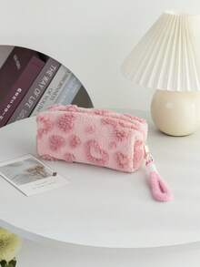 New Heart-Shaped Pencil Case & Storage Pouch: Adorable 3D Heart Design + Soft Pastel Color Tones! Large Capacity Multi-Layer Storage, Easily Organize Stationery And Coins. Must-Have Sweet And Cute Item For Students - Perfect For Back To School And Carrying Out, Can Store School Supplies, Pencil Case, Backpack, Etc.,Bag - Multicolor - View 15