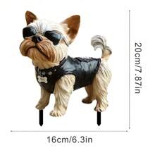 Dog Garden Stakes Cute Puppy Funny Unique Animals Decoration For Outdoor Lawn Yard Porch