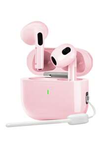 Auriculares inalámbricos, diseño intrauricular, reducción de ruido, calidad de sonido estéreo Hi-Fi, sin retraso, sensor táctil, apto para deportes, compatible con Android/iOS y otros teléfonos inteligentes