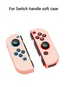1pc Compatible Solid Color TPU Soft Case Protector For 2 Console, Fits Switch OLED/Standard Switch, Various Color Combinations, Switch Game Accessories, Controller Accessories - Multicolor - View 14