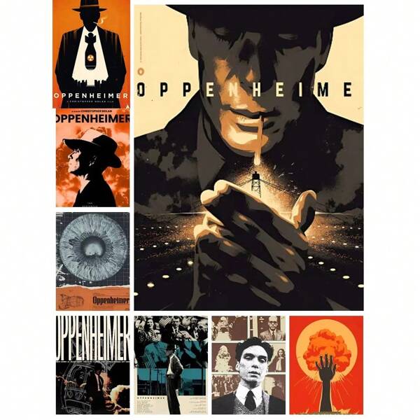 1pc Oppenheimer Movie Full Round/Square Diamond 5D DIY Diamond Painting Art Mosaic Home Decor Gifts Frameless