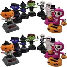 Car Dashboard, Bobble Head Decoration, Halloween Solar Dancing Figures, Solar Powered Dancing Figurines Ornament, Dancing Car Table Home Decor(10) - 10 - View 4