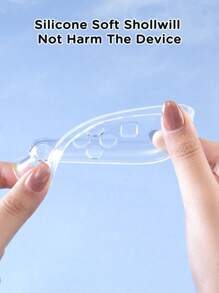 Ayotu 1 pièce Étui de protection transparent pour manette de jeu 2 7,9 pouces (2025)/Switch OLED, résistant aux chocs et anti-rayures, facile à mettre et à enlever. Conçu avec des découpes spécialement placées, permettant l'accès à toutes les parties de la Switch et à tous les boutons.