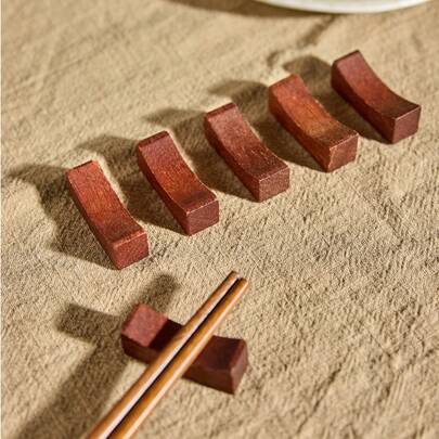 Cirelle 3 件套日式和韩式木制筷子架，葫芦、元宝、哑铃、鱼和圆形，适用于家庭厨房和餐桌装饰，适合返校、拉玛厨房必需品、农历新年、派对使用、高端餐厅用品、婚礼必需品、乔迁礼物