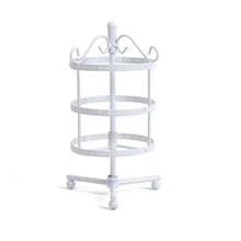 精美金属可拆卸旋转耳环展示架，旋转存取方便的储物展示塔，美容院装饰品，化妆台储物架，家居装饰品，万圣节，圣诞节礼物，情人节礼物