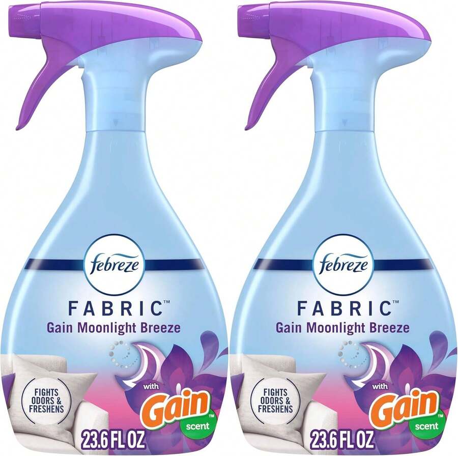 Odor-Fighting Fabric Refresher With Gain,Moonlight Breeze, 23.6 Fl Oz - 白色 - 查看 1