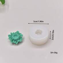 1pc Sunflower Floral Silicone Mold For Handmade Soap, Bath Bomb, Candle Making