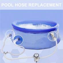 Inflatable Spa Pool Water Hose, Replacement For INTEX Soft Tube For 300/330/530/1000 Gallon Swimming Pool Pump, Beach Essentials, Beach Accessories, Pool Float