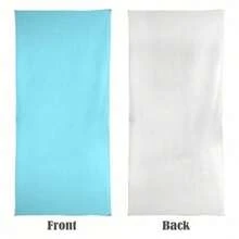 1 件 29 英寸 X 58 英寸 31 英寸 X 71 英寸海星个性化沙滩巾，海星定制沙滩巾，单身派对礼物，伴娘毛巾，泳池毛巾，生日礼物海滩必需品 - 白色 - 查看 9