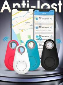 GPS Smart Tracker Keychain Finder - Wireless Anti-Lost Locator With Alarm, Suitable For Pets, Cats, Dogs, Keys, Wallets, Luggage - Durable Plastic, Portable Wireless Real-Time Location Tracker, Smart Key Finder Mini GPS Tracker For Car, Important Documents, Pets With Anti-Lost Alarm Function, Batteries Not Included
