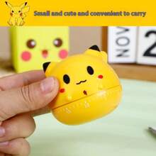 pokemon 1 Stück süßer Pikachu Modell Timer, Lernen für Studenten, mechanischer Timer für Küche und Kochen, Zeitmanagement, multifunktionale elektronische Countdown-Erinnerung und Wecker, praktisches kreatives Geschenkdekor, Geburtstag, Weihnachten, für Pokemon Fans