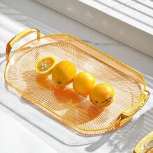 Set di 3 piatti in acrilico per frutta, ciotola per caramelle, piatti decorativi, piatti per antipasti a forma ovale, ciotola per snack, contenitore per noci e frutta, per feste, ristoranti, cucine, regali di Natale