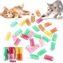 8/50pcs/Set Durable Interactive Toy Set For Cats And Dogs, Essential For Spring Entertainment, Scratch & Bite Resistant Pet Toys [Random Color Delivery]