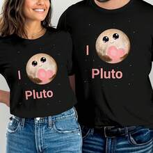 I Love Pluto Heart Cute Pluto Planet Space T-Shirt Kawa T-Shirt T-Shirt Uni Wo  Gift Funny Geek Cute Science 220G Pure Cotton T-Shirt - Casual Style, Perfect For Fall And Winter, A Thoughtful Day Gift For Family And  Tops For Wo Vintage Clothes Wo Clothes Wo Vintage Wo Tops Mujer Cute Tops Wo Cotton Wo Clog Halloween Camisas Summer Clothes Wo Casual Punk Western Tops Wo Fourth Of July Outfit Kpop Cowboy Outfits For Wo Ry Ropa 100% Cotton Y2k Ing Cute Gothic Wo Clothes Black And White Top Vintage Tops Cloth For Wo White Goth Inawly Retro Clothes For Wo Korean Fashion Wo Camisas Para Mujer - Men - View 1