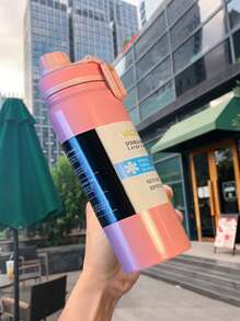 1pc 28oz Large Capacity Coffee Travel Mug, Portable Vacuum Insulated Tumbler, Stainless Steel Iced Tea Cup, Double Wall Bottle, Vacuum Flask With Carry Sleeve - Suitable For Milk, Coffee, Tea, Juice, Can Be Purchased Separately With Bottle Sleeve