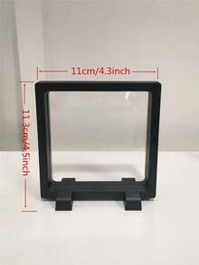 1set Multi-Color 3D Levitation Commemorative Coin Jewelry Display Stand, Collectible Figure Stand, Storage Box - Black - View 19